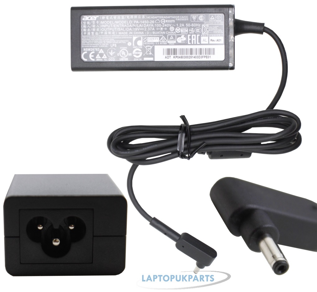 NEW AC ADAPTER FOR ACER ADP45HE B 45W LAPTOP CHARGER POWER SUPPLY eBay