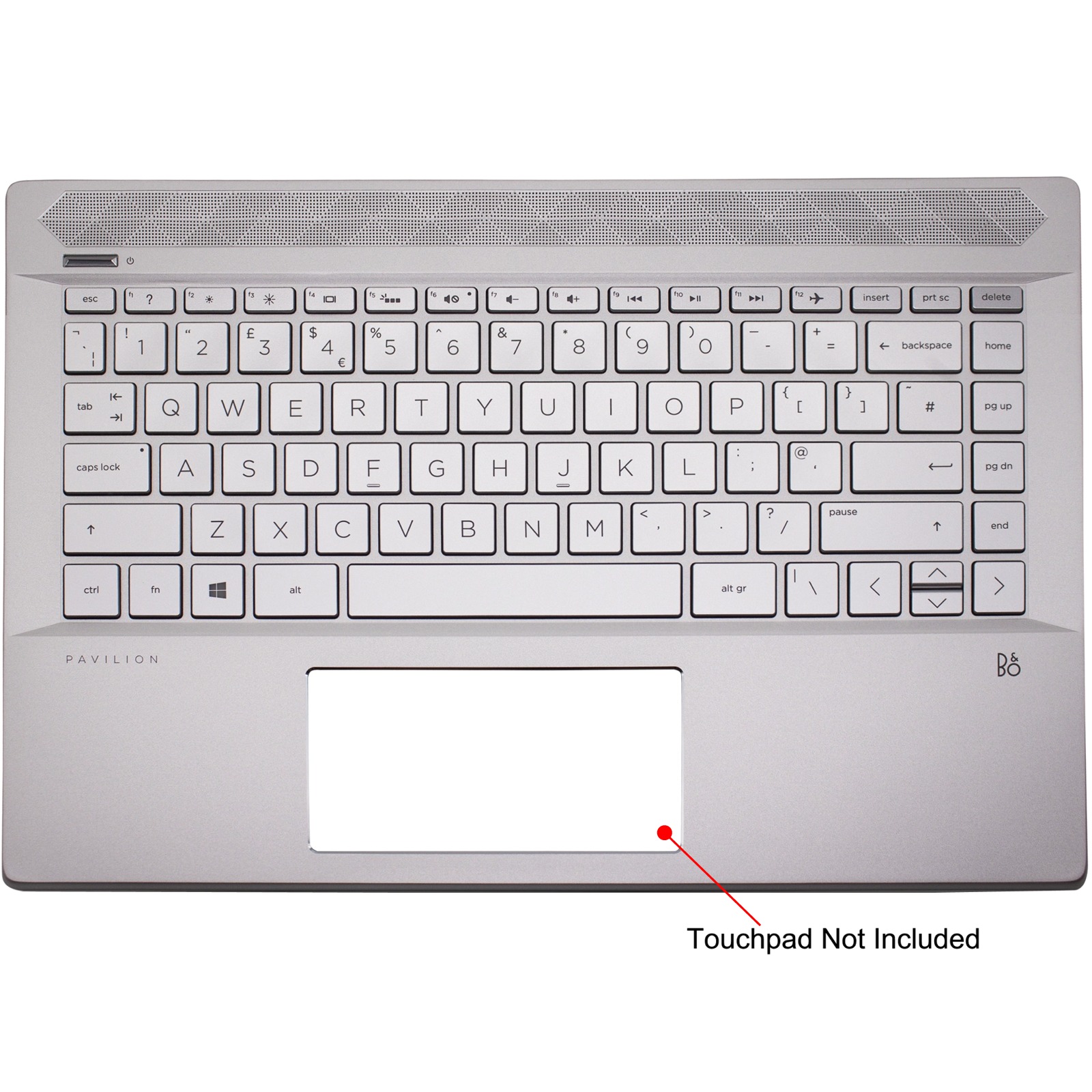 TO REPLACE HP Pavilion 14CE1001NU Laptop Silver Top Case Palmrest