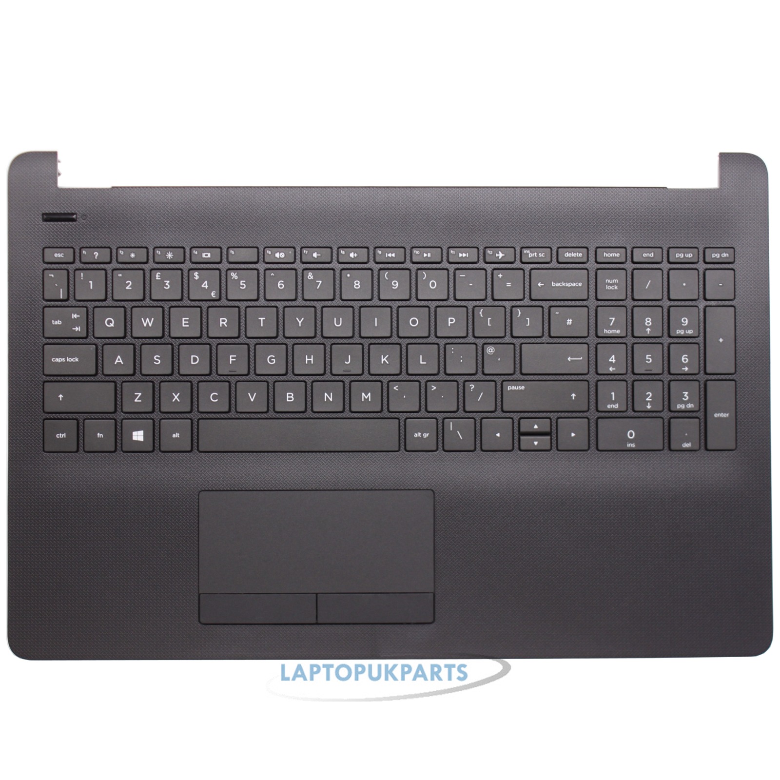 New Replacement For HP 15BW060SA Black Palmrest Touchpad Keyboard UK
