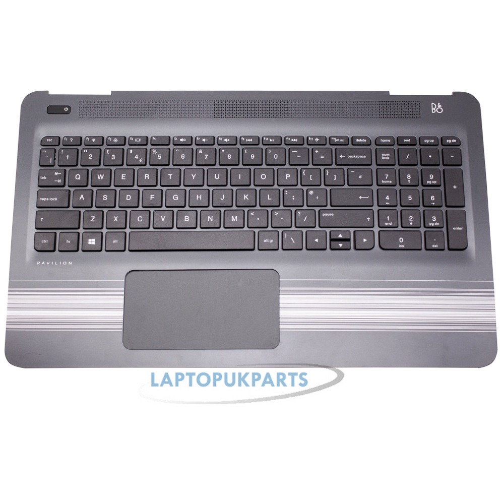 Ersatz-Handauflage Für HP Pavilion 15-CS/15-CW – Mit Hintergrundbeleuchteter Tastatur, Silber, Ohne Touchpad