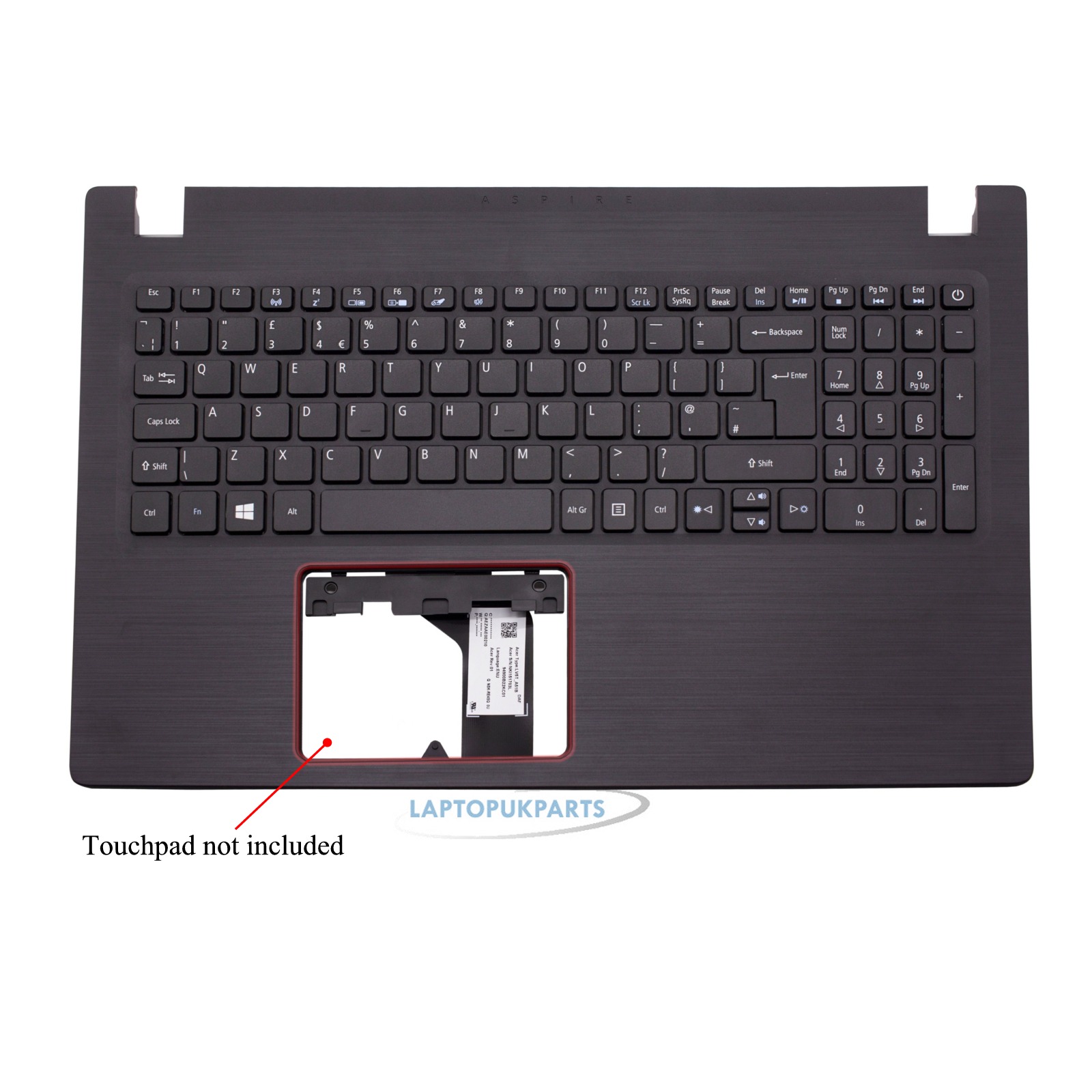 KINPOWER Clavier AZERTY Français Compatible Acer Aspire A315-21 A315-31 A315-41 A315-51